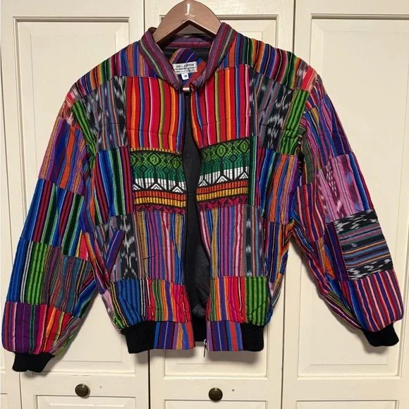 Vintage Guatemalan Bomber Jacket - Picture 1 of 3